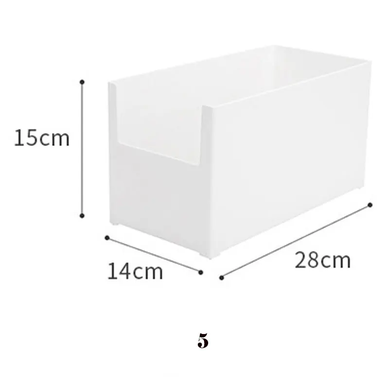 Storage Box for Kitchen Organizer Under Sink Drawer Storage Box Cabinet Desktop Makeup Storage Box Spice Stationery Accessories 5