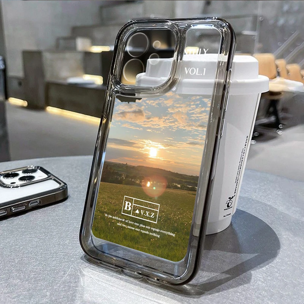 thumbnail image 1 of Funda de teléfono Moon para iPhone 15 Pro, funda para iPhone 16, 14, 13, 11, 12 Pro Max, 14, 15, 16 Plus, XR Max, 7, 8 SE, fundas de silicona con diseño de montaña, 1 of 5