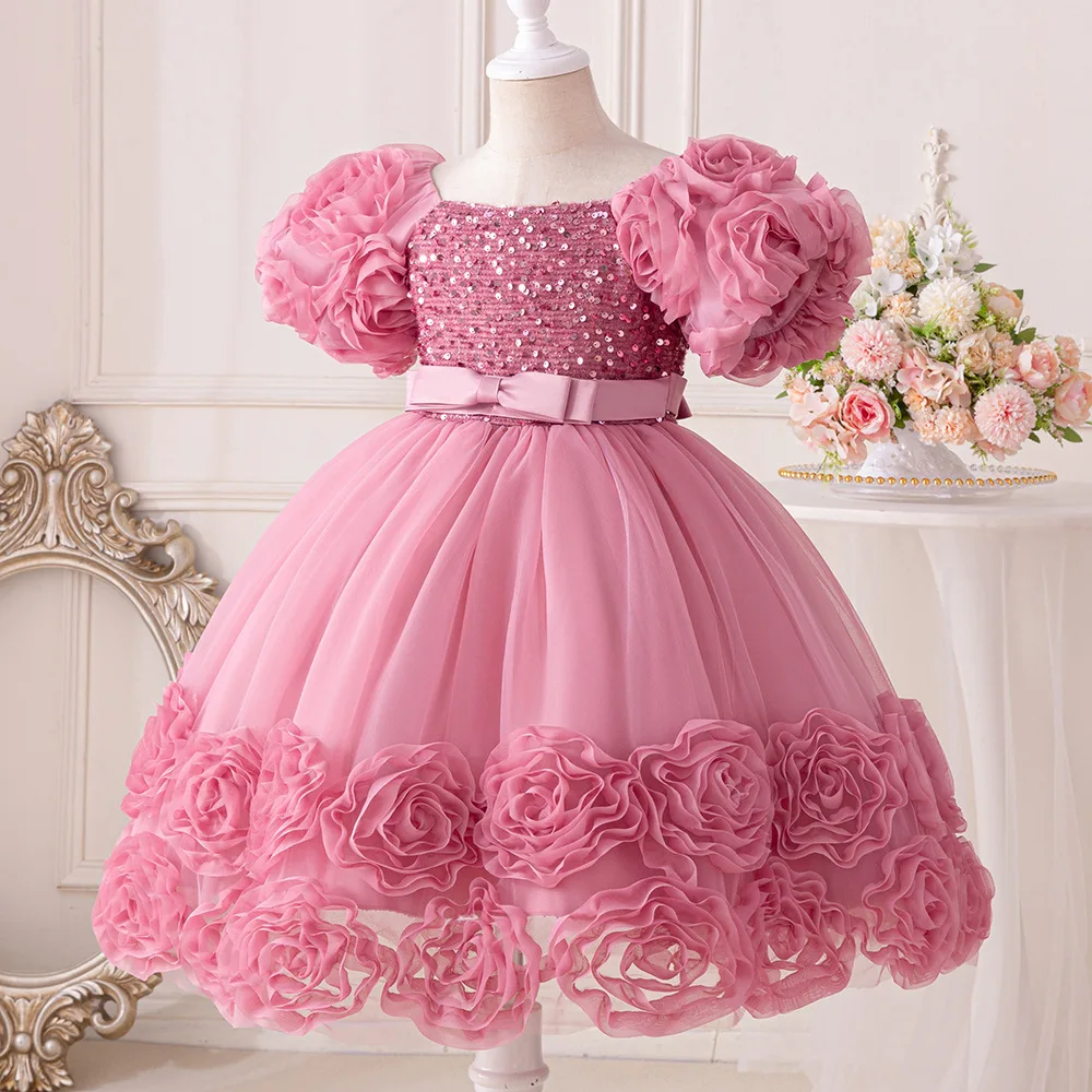 baby girls holiday party dresses Baby/Kids/Toddler Girls Christmas Dress for Xmas Party – Pink & Blue Baby  Shop