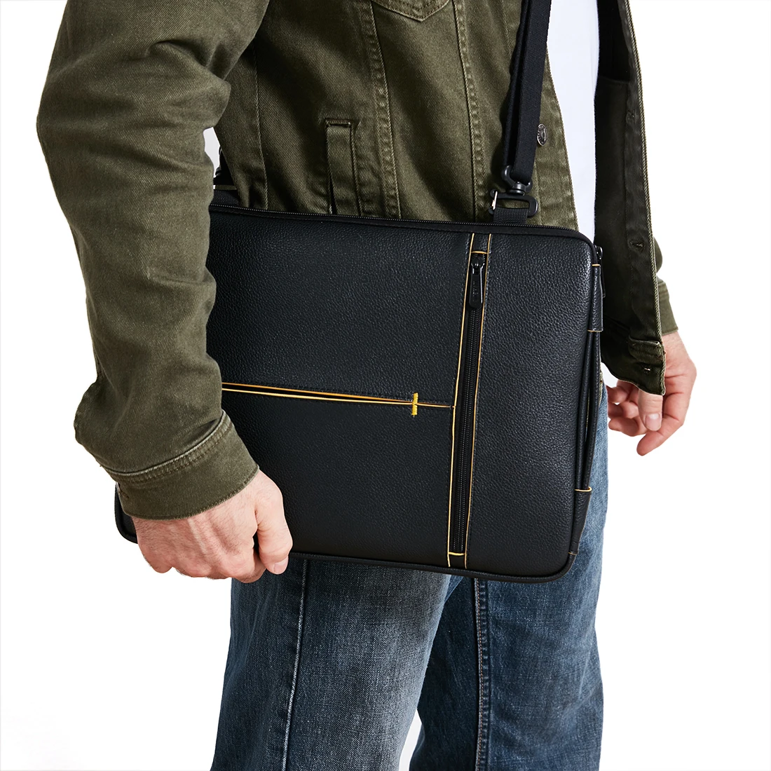 Mcheng-multi-funcional Laptop Sleeve Bolsa de Transporte Water-resistant Notebook Tablet Pasta 10 1314 15.6 - Imagem 2