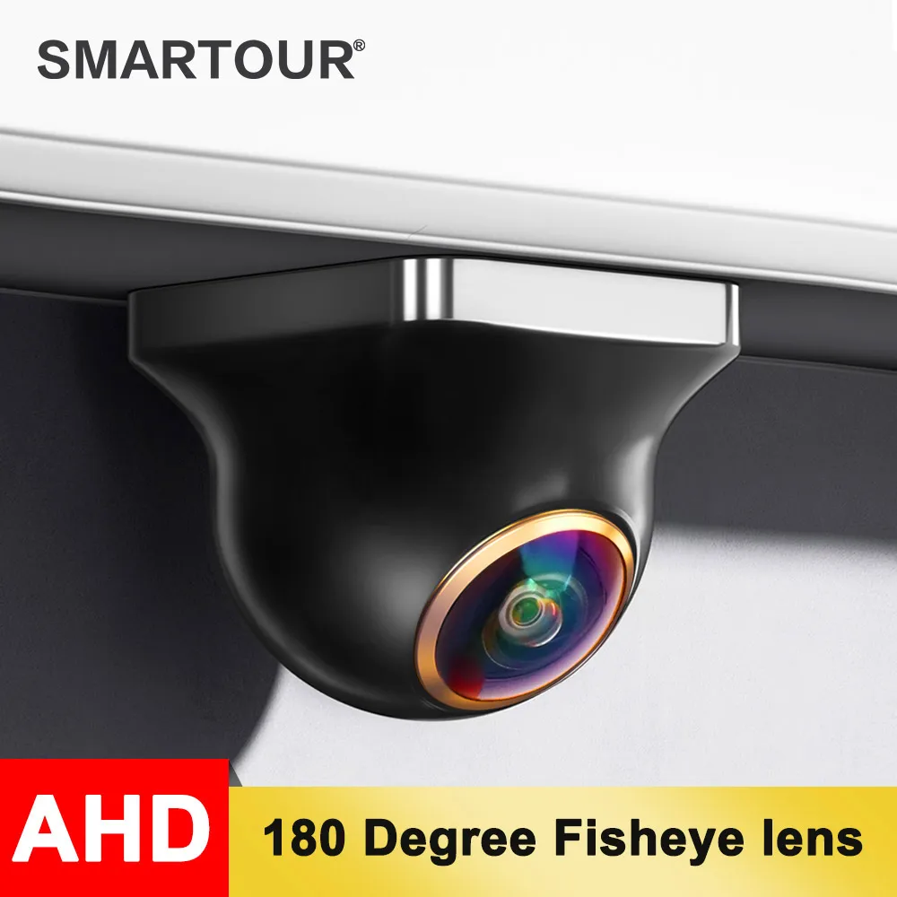 

Автомобильная камера заднего вида SMARTOUR, AHD, HD, 180 градусов, рыбий глаз, 1080 дюйма, 4K, для Android DVD / AHD монитора, поддерживает 720P 1080P