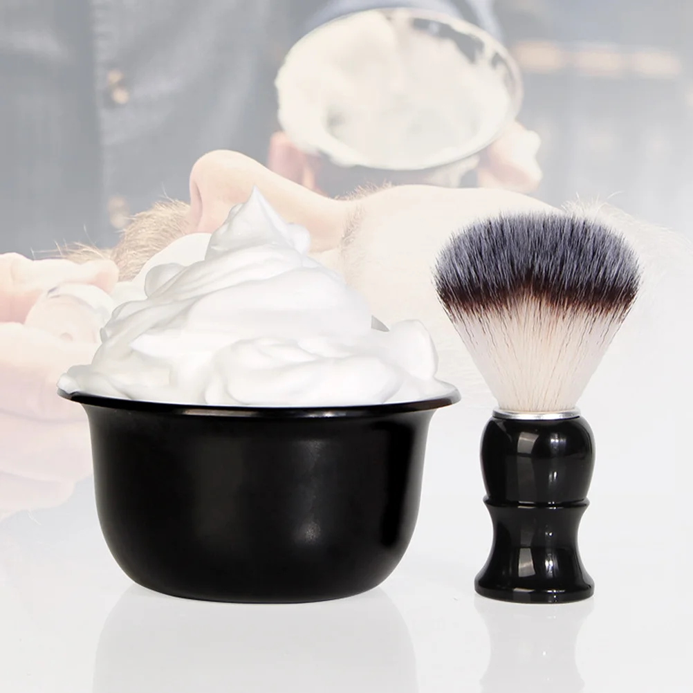 Shaving Cream Brush and Bowl Kit Shave for Men Body Shavers Accessories Razors Men's