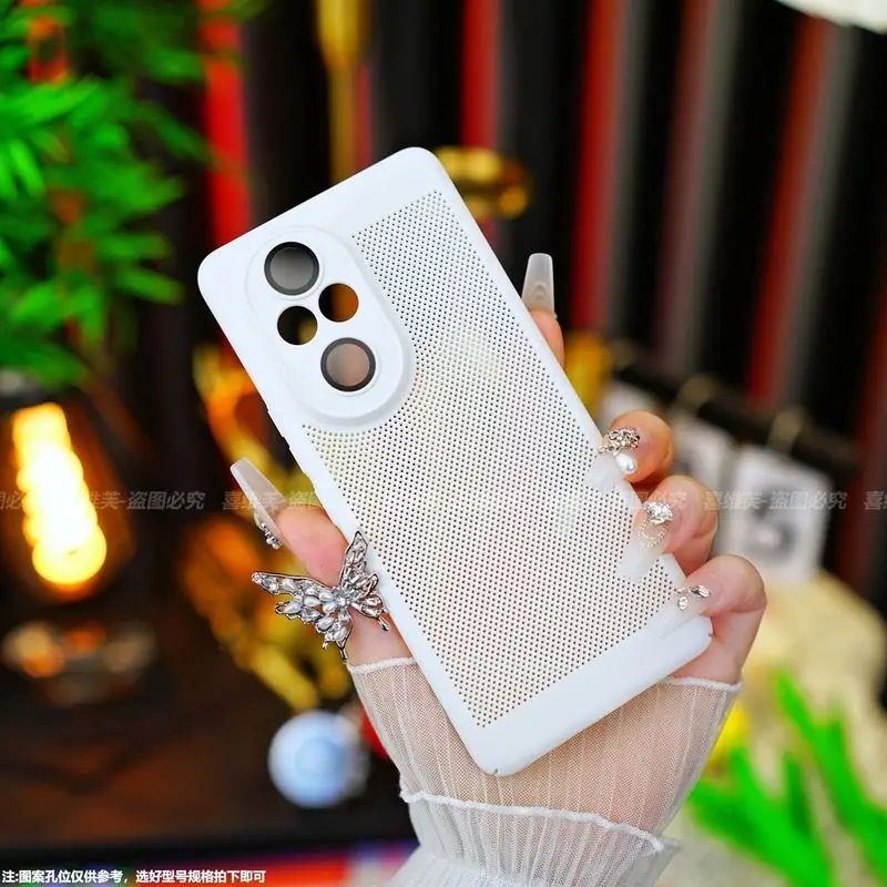 Luxury Fine Hole Heat Dissipation TPU Shockproof Bumper Case