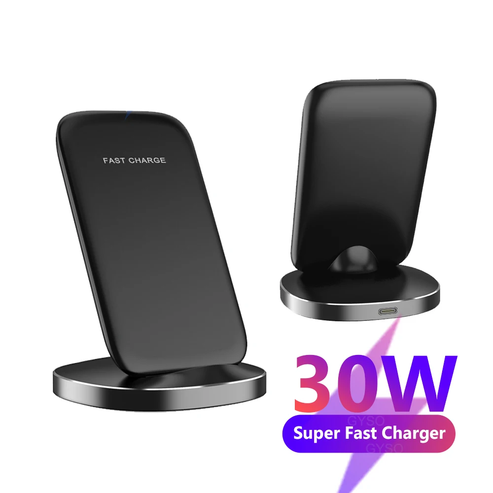 

30W Fast Wireless Charger For iPhone 14 13 12 11 Pro XS Max X 8 Plus Samsung Xiaomi Phone Charger Wireless Charging Dock Station