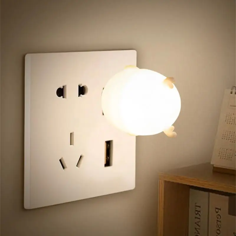 Mini USB Plug LED Night Light, Computador de carregamento móvel, Pequenas Lâmpadas bonitos, Proteção para os olhos, Leitura, Livro, Decoração do quarto