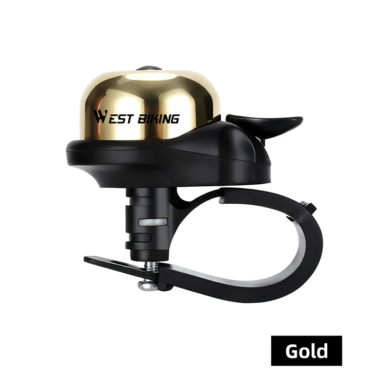 Vintage Loud Sound Mini Bicycle Bell - Crisp Ringtone & Long-Lasting Safety Horn