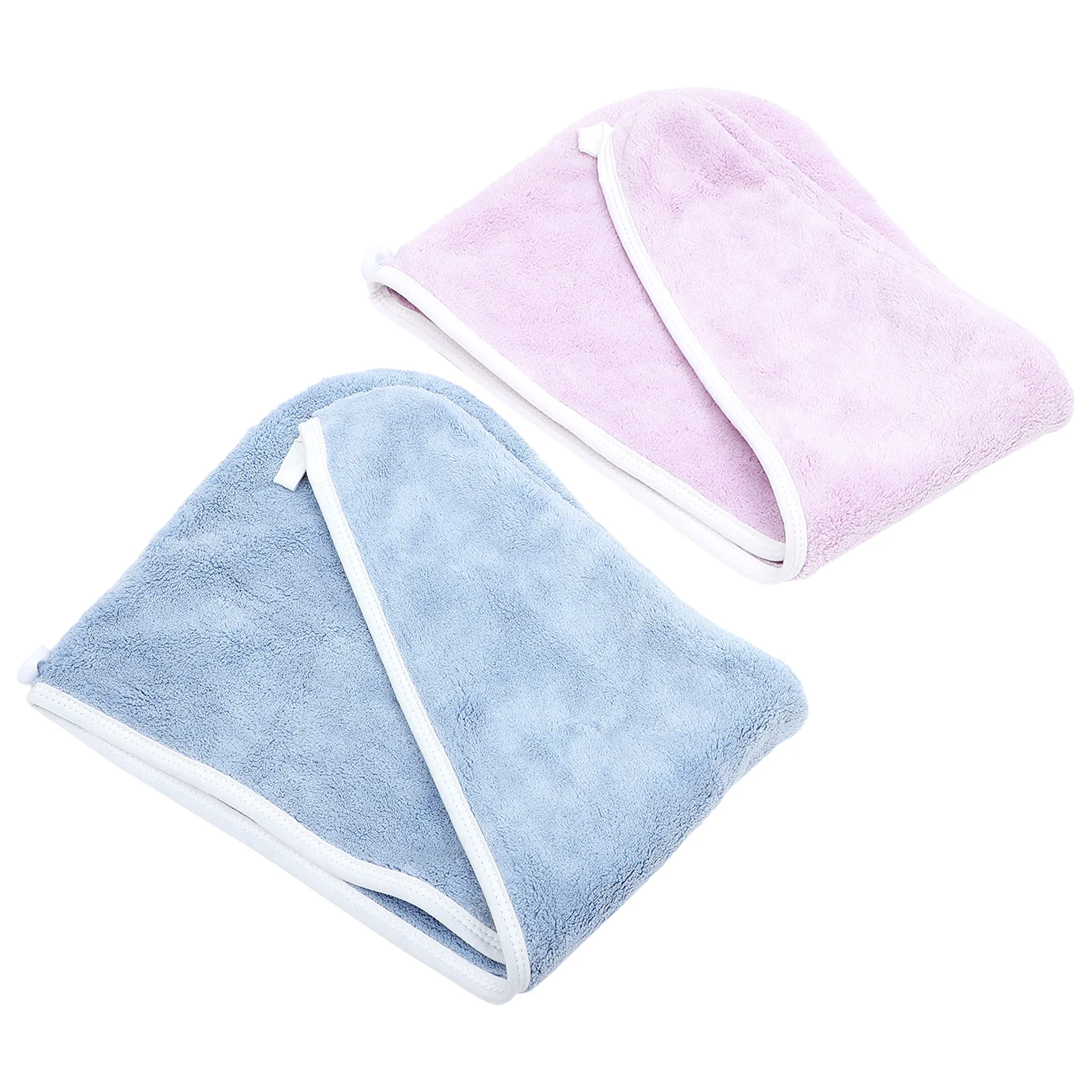 

2 Pcs Headscarf Hair Towels Women Absorb Water Rapid Drying Wrap Fast Wet Women's