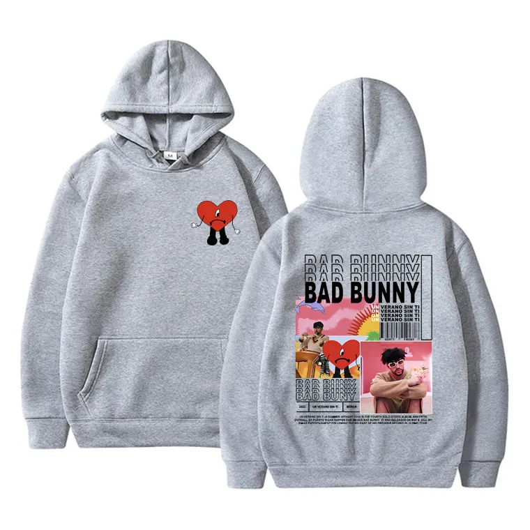 Oversized Hoodies Sudadera De Bad Bunny Yhlqmdlg Bad Bunny Hoodie