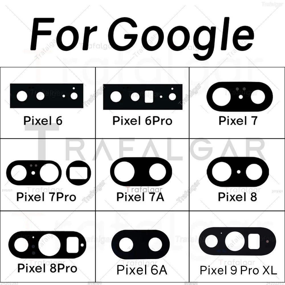 Premium Rear Camera Glass Lens Replacement with Adhesive