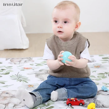 Foldable Baby Play Mat Non Slip Waterproof Durable Educational Children's Carpet in the Nursery Climbing Pad Kid Activitys Games 1