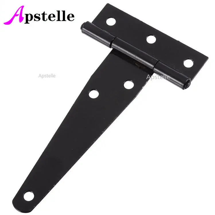 

Apstelle 3 4 5 6 8Inches T Shaped Rustproof Iron Light Duty Shed Hinge Gate Strap Hinge Door Gates Hinges for Cabinet Gate Door