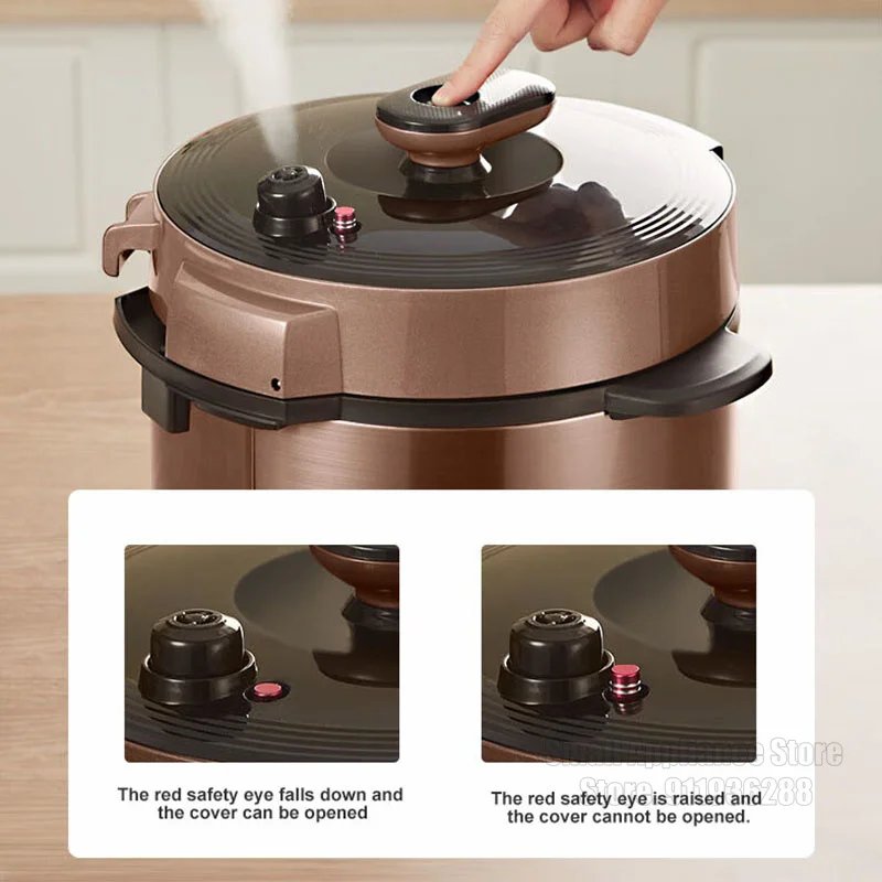 Midea Electric Pressure Cooker 5L Double Liner Household Rice Cooker 220V Kitchen Appliance Multifunctional Electric