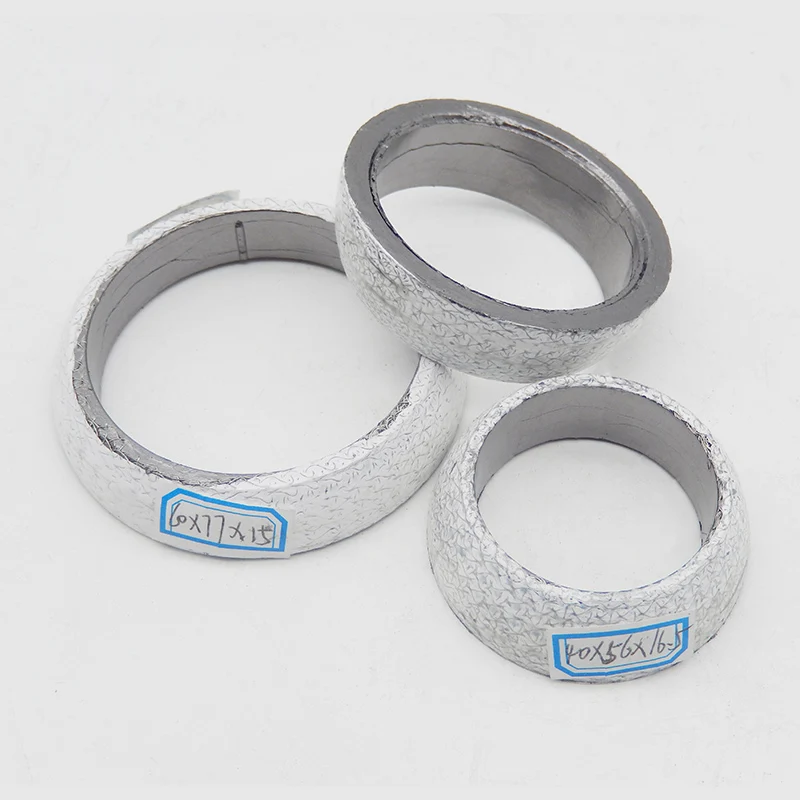 Exhaust Gasket 1pc 35mm-75mm Dia Car Muffler Exhaust Pipe Flange