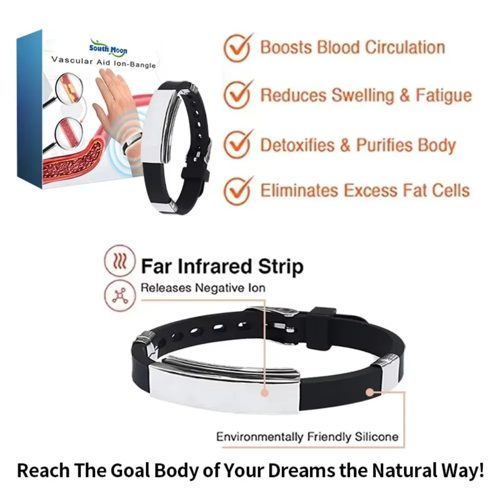 Diabetes Treatment Blood Glucose Regulator Ring Promote Blood Circulation Control Hypertension Ions Bracelet 3
