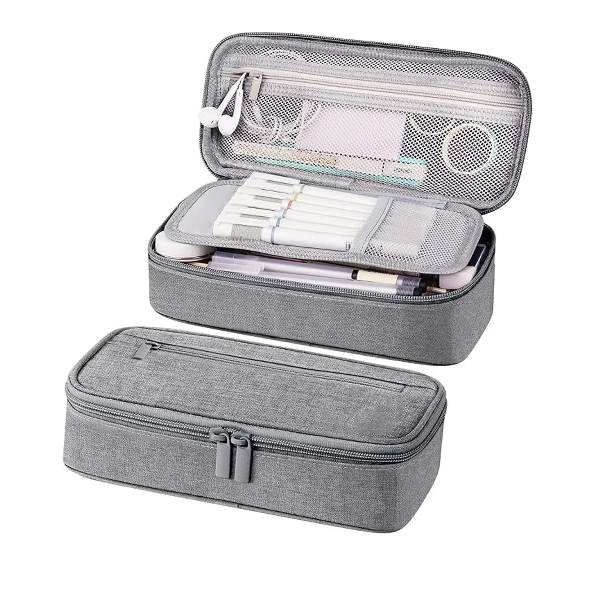 Portable Multi-Functional Large Capacity Pencil Case and Stationery Organizer