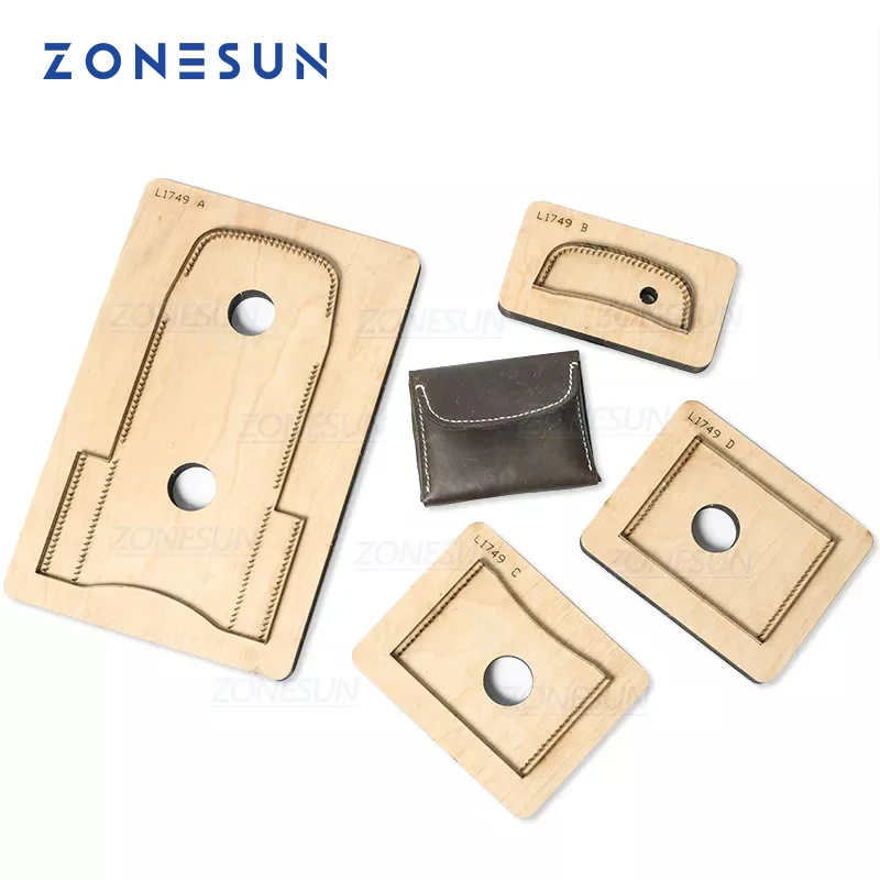 Zonesun D3 Custom Leather Women Wallet Cutting Die Cutter Clicker Steel Rule Die Leather