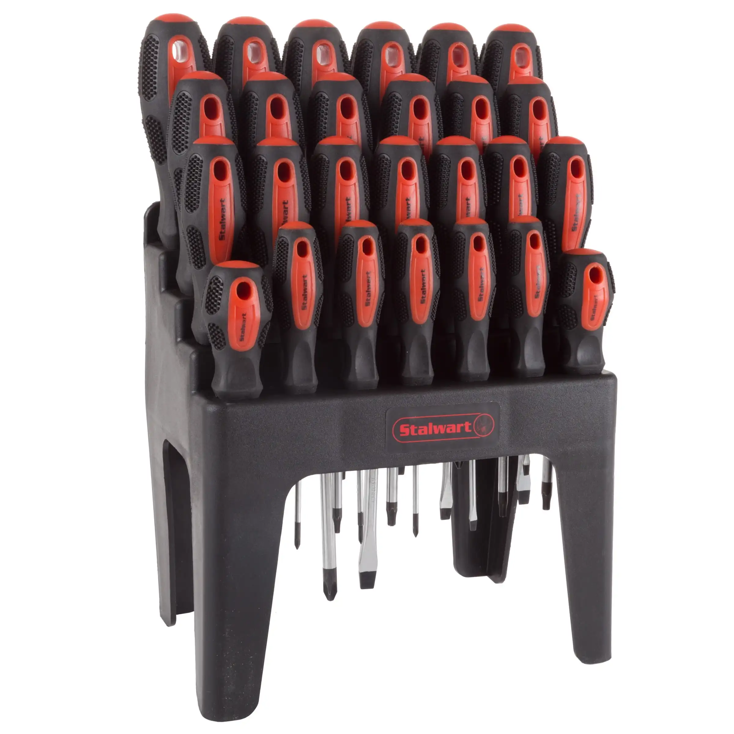 

Stalwart 26 Piece Screwdriver Set with Wall Mount, Stand and Magnetic Tips