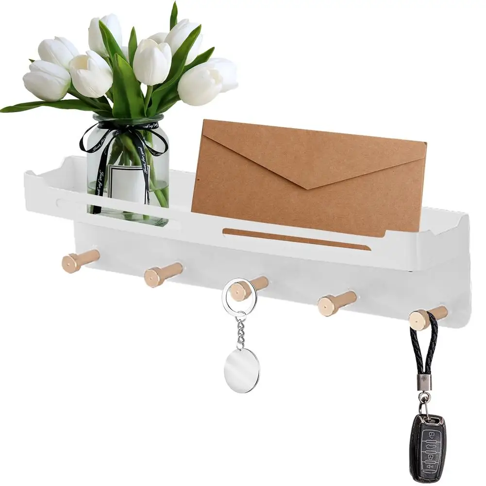 Wall Hanging Storage Rack Punchfree Stainless Steel Key Holder