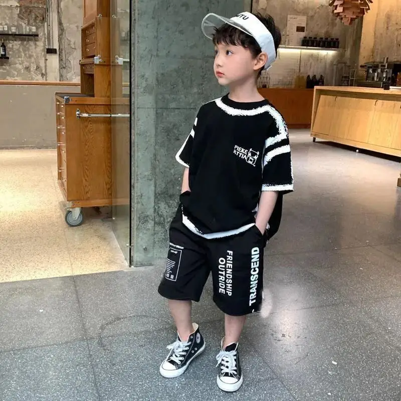 Boys Summer Shirt & Half Pant Set-BS-108