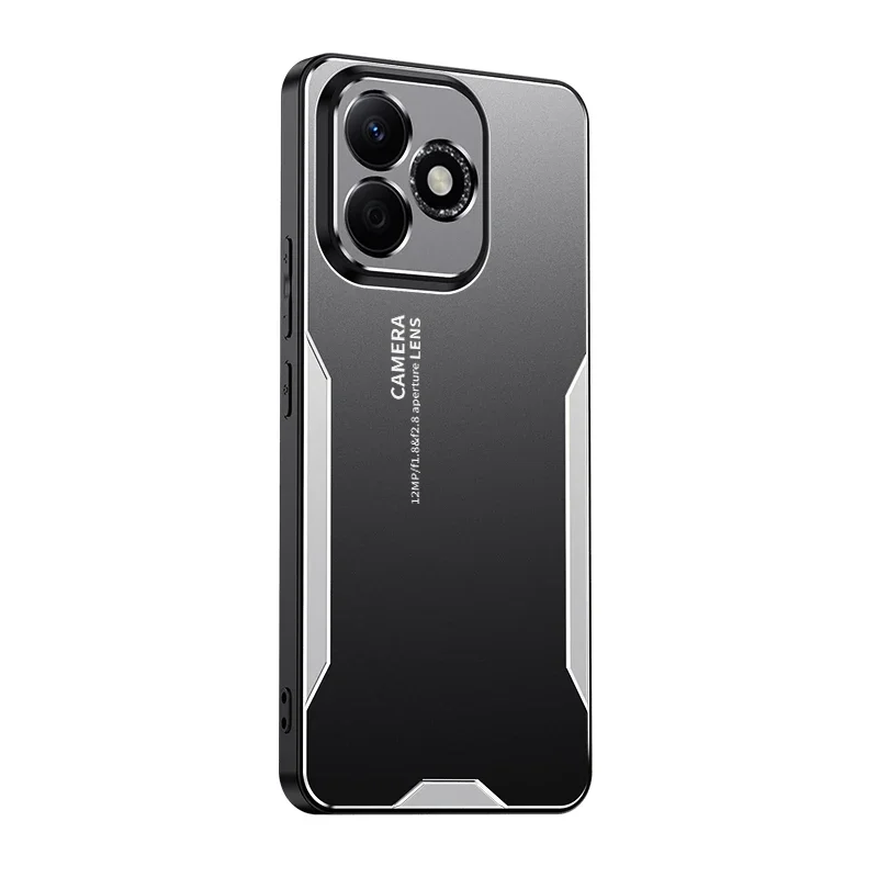 Enhanced Aluminum Alloy Shockproof Matte Silicone Phone Case, Lightweight and Durable