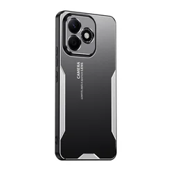 Verbeterde Aluminium Legering Schokbestendige Matte Siliconen Telefoonhoes, Lichtgewicht en Duurzaam
