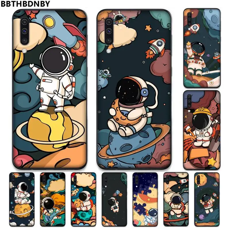 Astronauta Cartoon Sky In The Universe Custodia Per Telefono Per Samsung Galaxy A S Note 23 53 22 20 52 21 13 51 71 32 12 10 Fe Ultra Plus