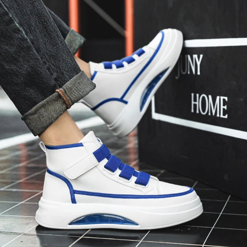 Luxury High Top Men Shoes Fashion Air Cushion Men Sneakers