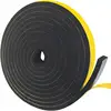 Rubber Self Adhesive Sponge Seal Strip Single Sided Adhesive EVA Black Foam Anti-collision Seal Gasket Width5-50mm Thick 5/3mm 2