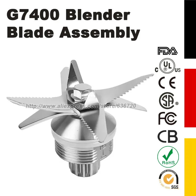 G2001 / G1100 / G5500 G7400 G7500 G7600 G7700 Blender Blade Assembly , Blender knife