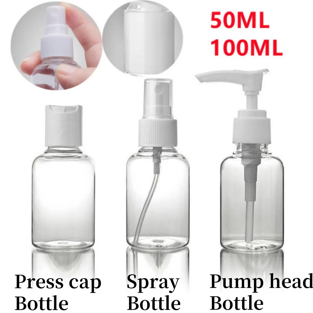 Flacone Spray Personalizzato in Plastica per Cura Personale, Contenitore per Cos