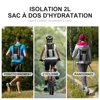 INOXTO Lightweight Men's and Women's Hydration Backpack Outdoor 15L Cycling Backpack off-road Motorcycle Trail Running Backpack 3