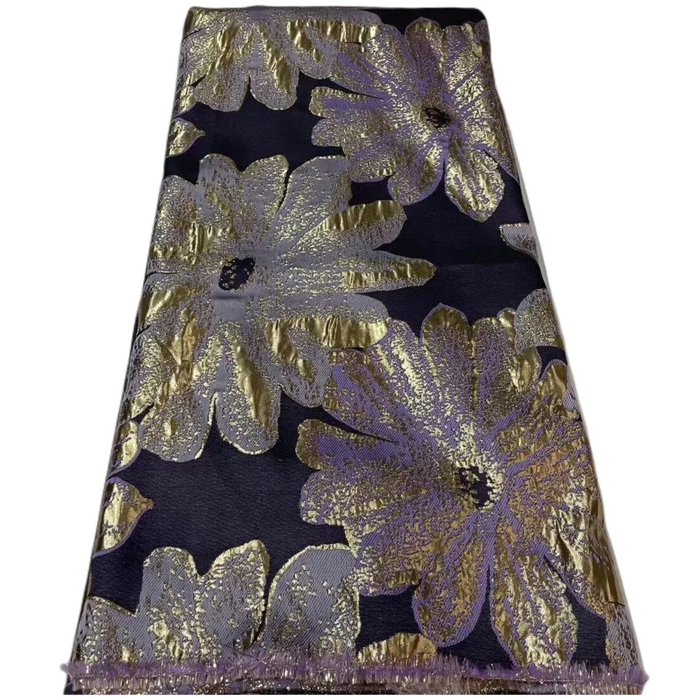 

Африканская Тюлевая кружевная ткань 2022, атласная нигерийская парчовая позолоченная жаккардовая кружевная ткань для шитья свадебного платья, женская ткань