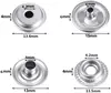 100pcs 15mm Snap Kit - 25 Sets Marine Grade Snap Fastener Stainless Steel Snap Buttons for Boat Cover,Sewing Leather ,Canvas 3