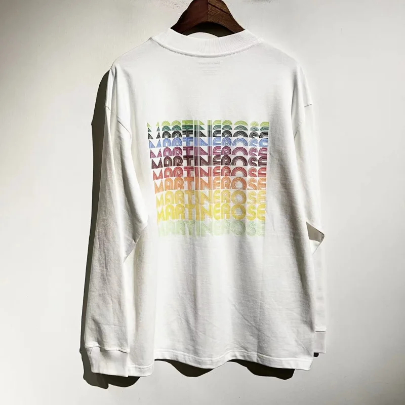 

2023ss Top Quality Vintage Washed Oversized Long Sleeve T-shirt Streetwear T-shirts Cotton Top Tees Woman Clothes Men's Clothing