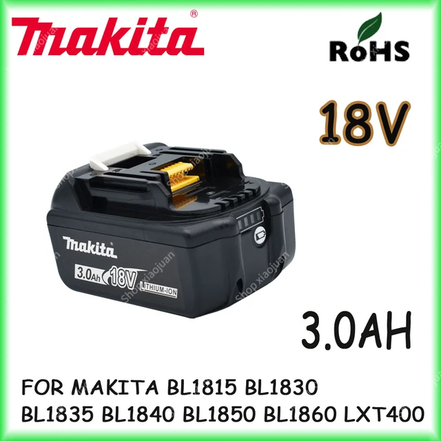 100% original Makita 18V 6.0Ah rechargeable power tool battery with LED  charger replacement LXT BL1860B BL1860 BL1850 - AliExpress