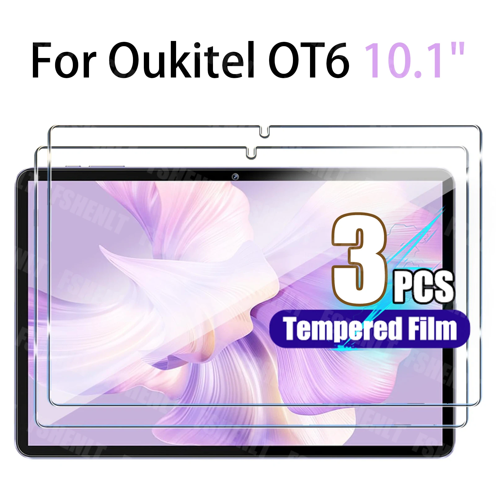 Premium 10.1 Tempered Glass Screen Protector - Anti-Scratch, High Hardness, Bubble-Free, HD Clear