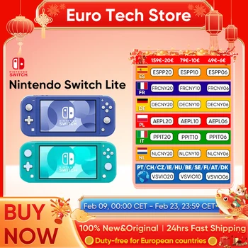 Nuova console di gioco portatile Nintendo Switch Lite Controller Joy Con integrato leggero e portatile Opzione multipla di colori