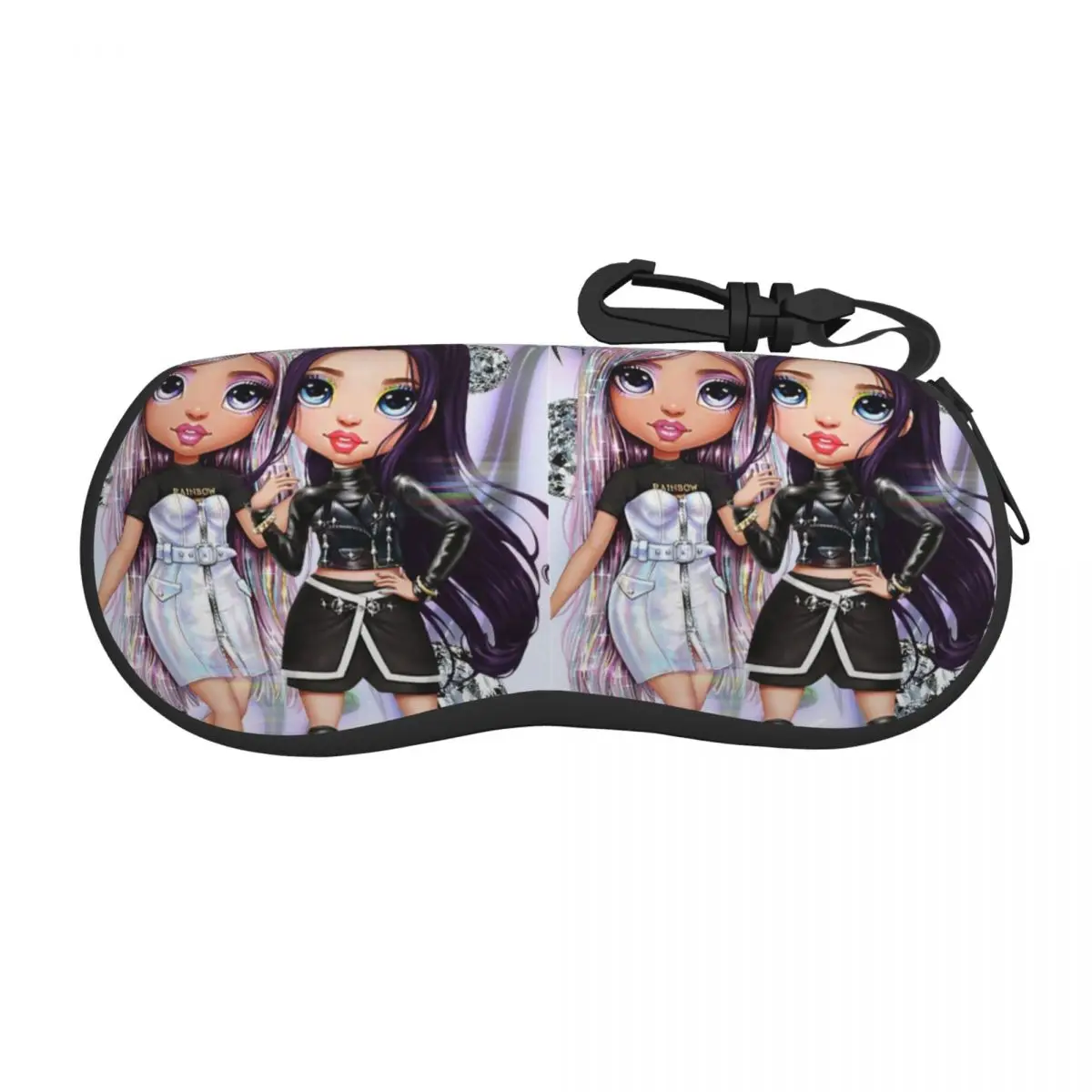 Custodia Per Occhiali Rainbow High Ainsley & Amber Comoda Scatola Per Occhiali Da Sole Con Stampa Scatola Per Occhiali