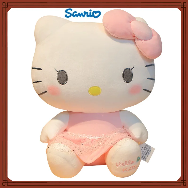 

2023 New Sanrio HelloKitty Doll Sweet Language Plush Toy Pink Doll Girl Gift Super Soft Children Comfort Toy Birthday Gift