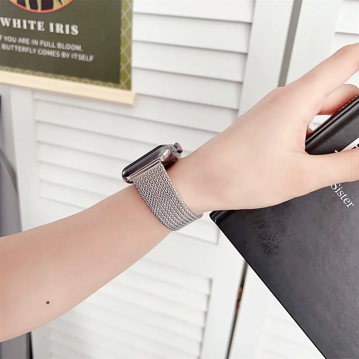 Curea de ceas pentru iWatch 42/44/45/49mm 38/40/41mm, metalică, la modă, pentru seria de ceasuri Ultra2 Se 9/8/7/6/5/4/3/2/1_voghion.com