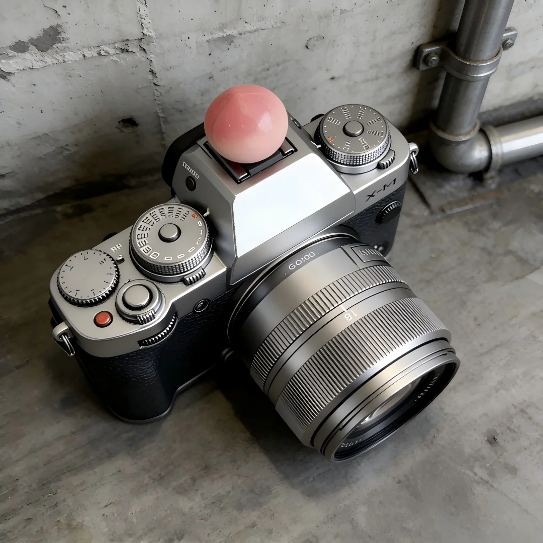 라이카 Q2 후지 X100V X-T5 ZV-1 캐논 EOS R5 니콘 Z5 카메라 액세서리용 귀여운 복숭아 핫슈 커버