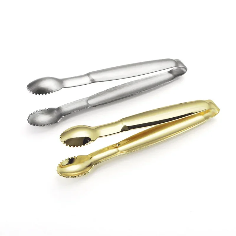 1pcs Coffee Sugar Clip Stainless Steel Tweezer Clamp Sugar Tong Clips Drink Coffee Ice Cube Tea Clips Kitchen Bar Tool