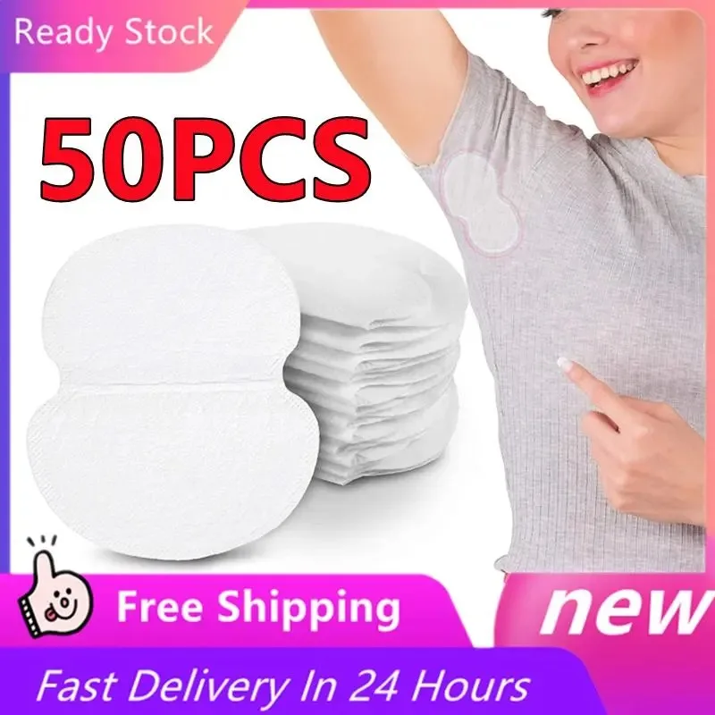 

New 50/30/10pcs Underarm Dress Clothing Armpit Care Sweat Scent Perspiration Pad Shield Absorbing Deodorant Pads 2023