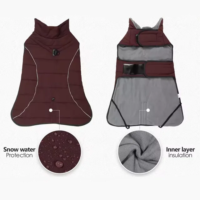 Waterproof Dog Winter Jacket 2