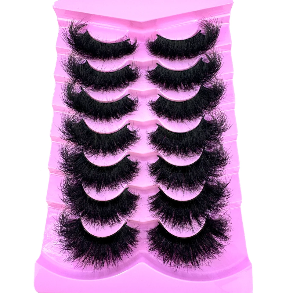 3D Mink Eyelashes Pack with Custom Box