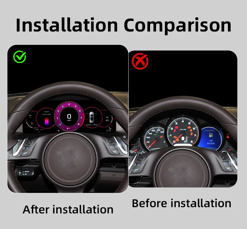 Digital Instrument Cluster For Porsche Panamera 2010-2016 Speedometer,Dashboard,
