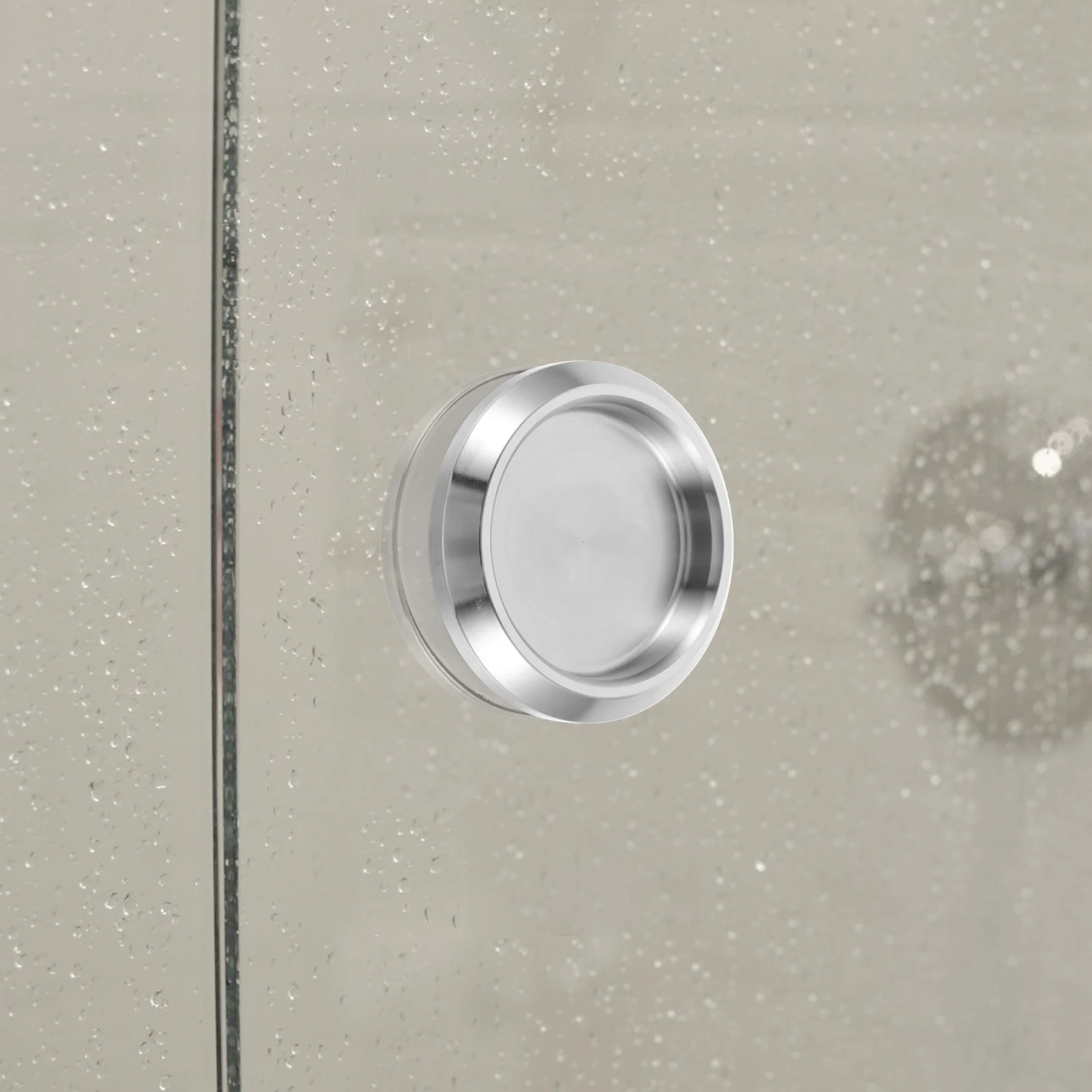 

2 Pcs Glass Door Handle Stainless Steel Cabinet Knobs Dressing -proof