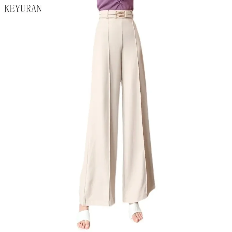 パンツ Eaphi botanical jacquard classy pants Wearables Astri Asymmetric Wide Leg Pant handkerchief hem