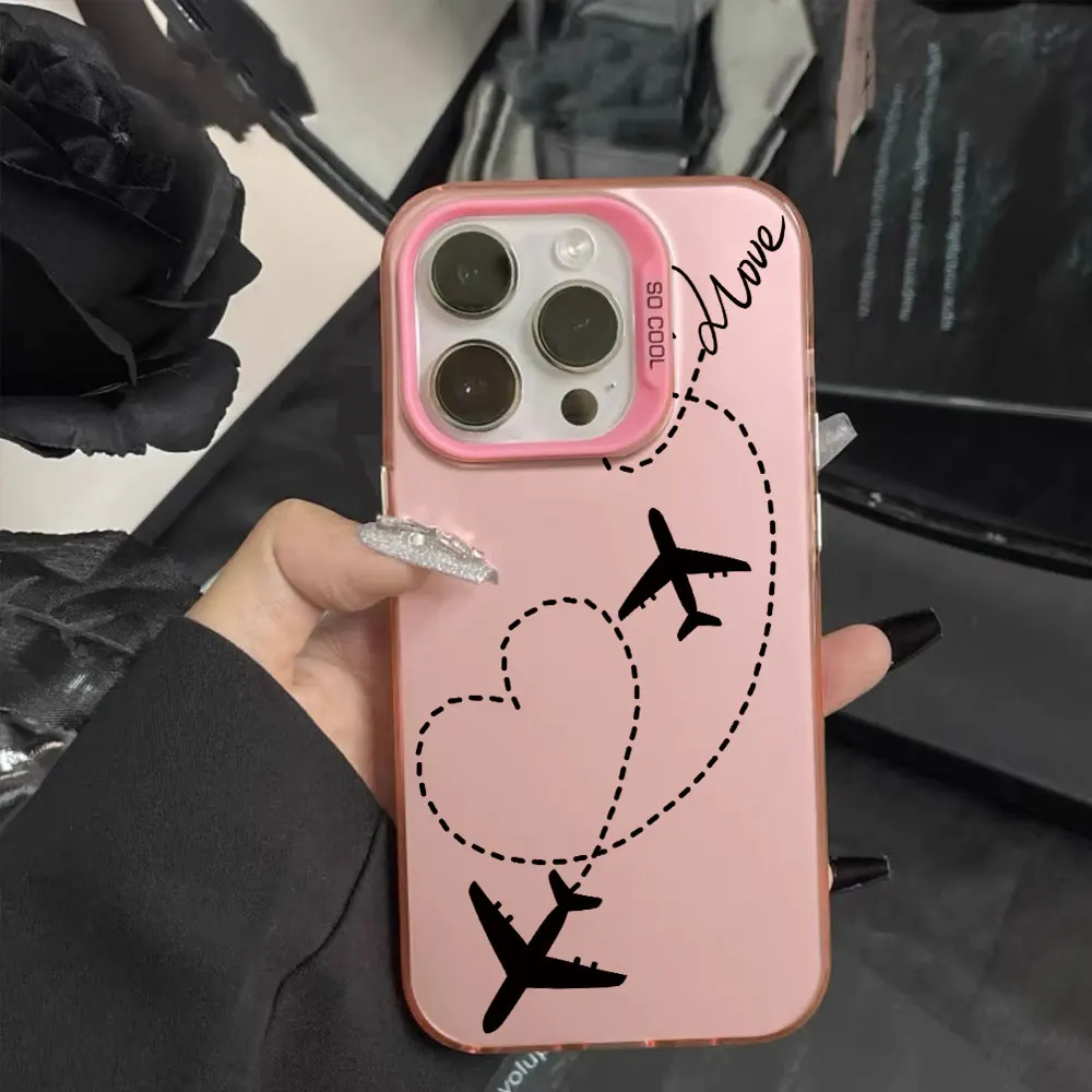 Sleek Silvery IMD Fashion Aircraft Protective Case
