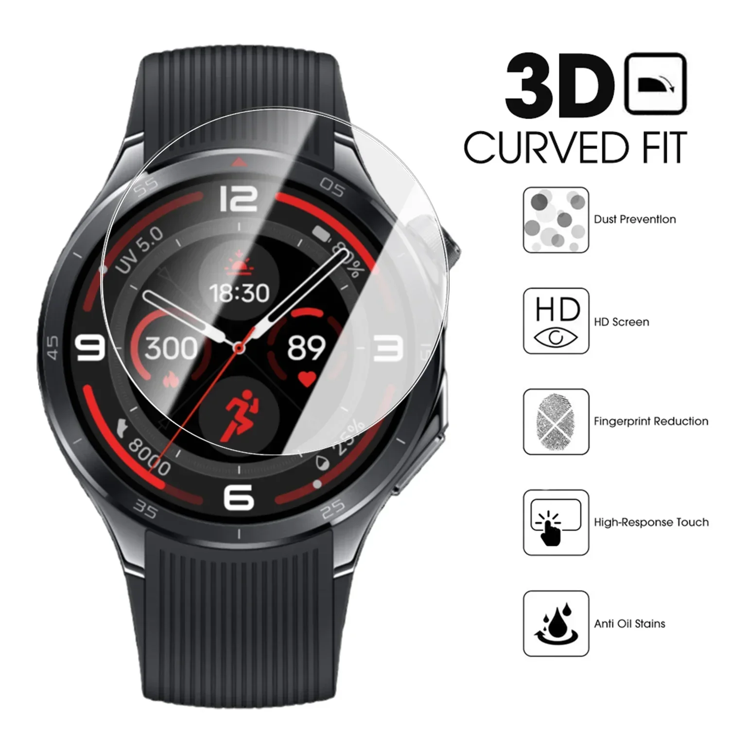 Premium Tempered Glass Screen Protector with Auto-alignment Installation Kit